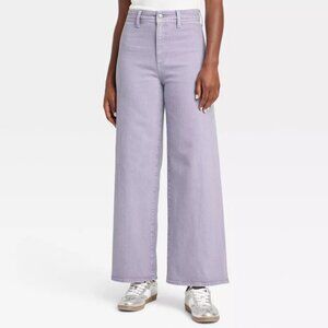 Women's High-Rise Sailor Wide Leg Ankle Jeans - Universal Thread